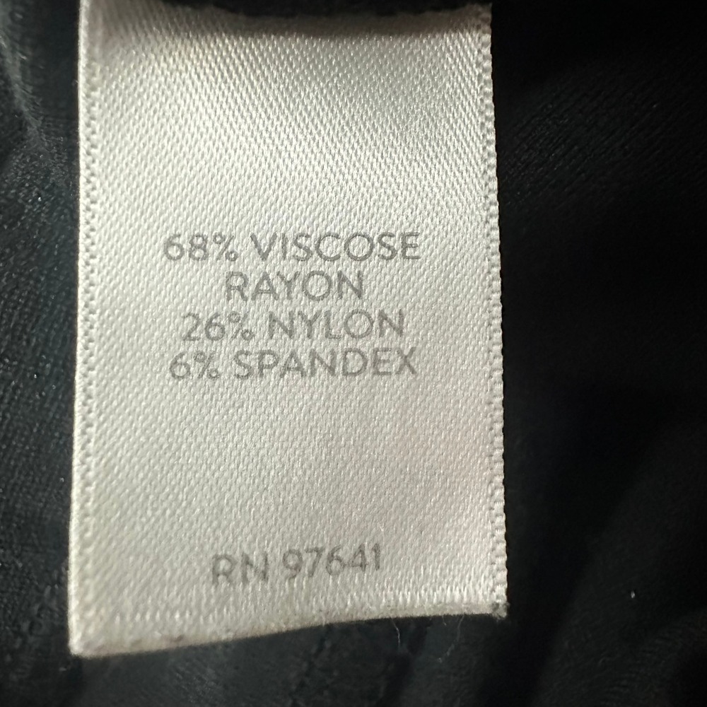 J. Jill Women's Black Ponte Leggings Slim Fit Pull On Ankle Pants Size Small - Picture 7 of 8